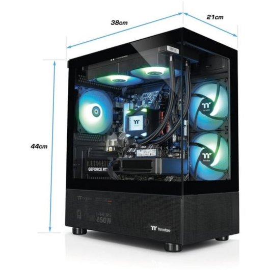PC de bureau Thermaltake FTW V170A AMD Ryzen 7 7800X3D 32GB 1TB SSD RTX 5070 Windows 11