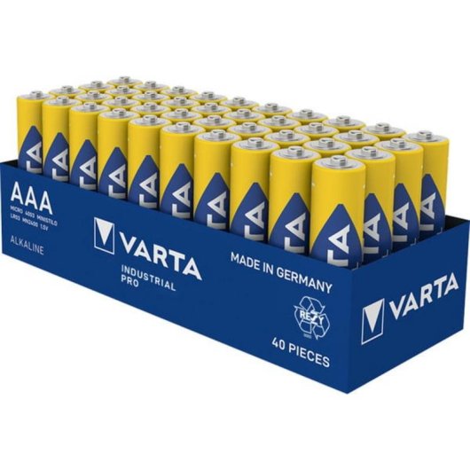 Pila Varta AAA Alcalina 40 unidades
