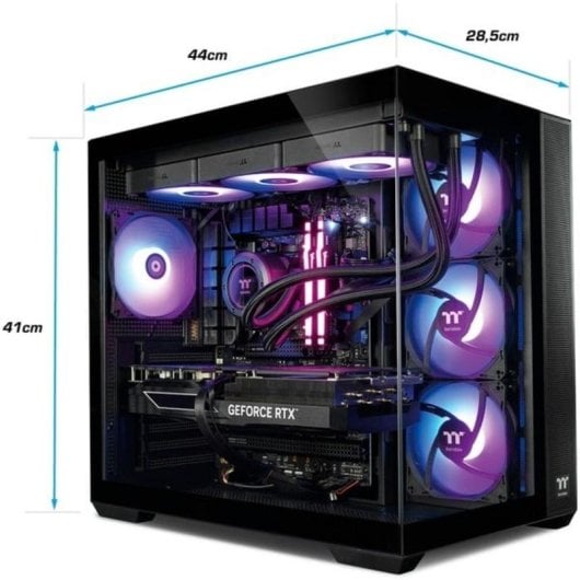 PC de bureau Thermaltake PC-000087-DE AMD Ryzen 7 7800X3D 32GB 2TB SSD RTX 5070 Ti Windows 11 RGB