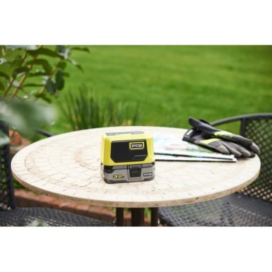 Altavoces Ryobi Portátil Bluetooth 4.2 Verde/Negro 5W Compacto