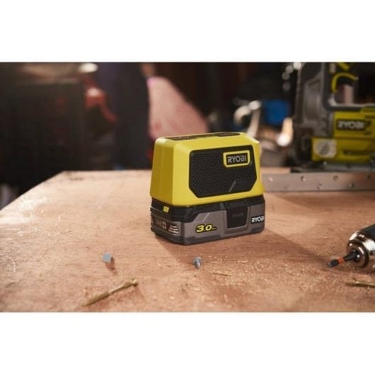 Altavoces Ryobi Portátil Bluetooth 4.2 Verde/Negro 5W Compacto