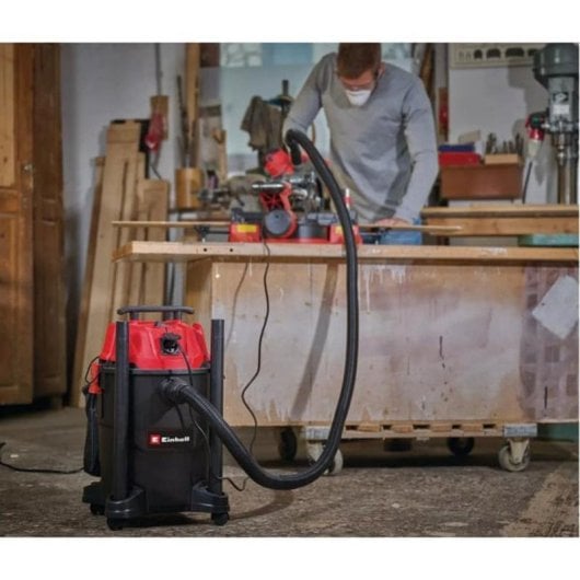 Aspirapolvere Industriale Einhell TC-VC 1825 A 1250W 25L Rosso/Nero
