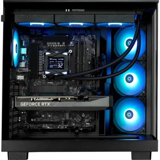 PC de bureau Thermaltake PC-000113-DE AMD Ryzen 7 7800X3D 32GB 2TB SSD RTX 5070 Ti Windows 11 WiFi 6E