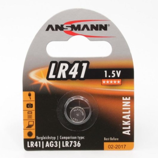 Knopfzelle Ansmann LR41 Alkaline 1,5 V - Einzelstück