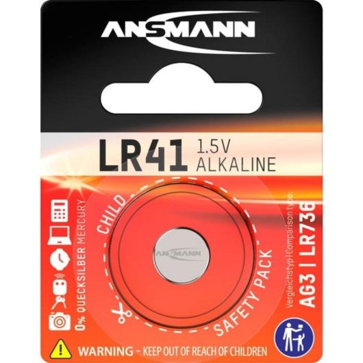 Knopfzelle Ansmann LR41 Alkaline 1,5 V - Einzelstück