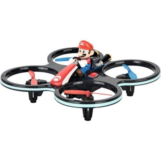 Dron Carrera Mini Mario-Copter 2,4 GHz con despegue automático
