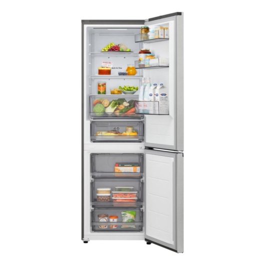 Frigorífico Combi LG GBBSJ11DPY Total No Frost 186 cm 333 L D Prateado WiFi