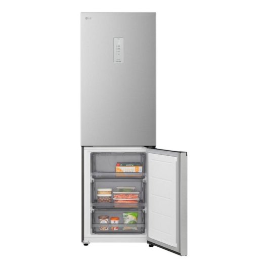 Frigorífico Combi LG GBBSJ11DPY Total No Frost 186 cm 333 L D Prateado WiFi