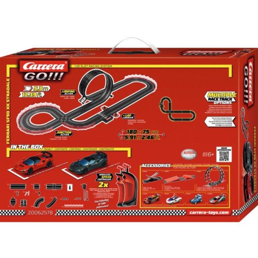 Set de Pistas Carrera GO!!! Ferrari SF90 XX Stradale 1:43 Sem Fios