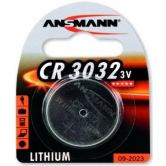 Pila de botón Ansmann CR3032 Litio 3V 550 mAh
