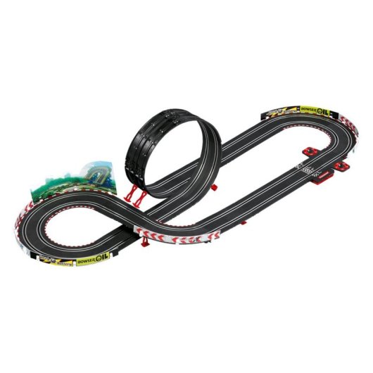 Set de pistas y vehículo Carrera Mario Kart GO!!! con 4,9 m de pista a escala 1:43