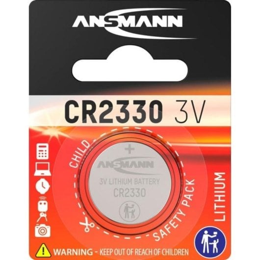 Pilha botão Ansmann CR2330 3V Litio