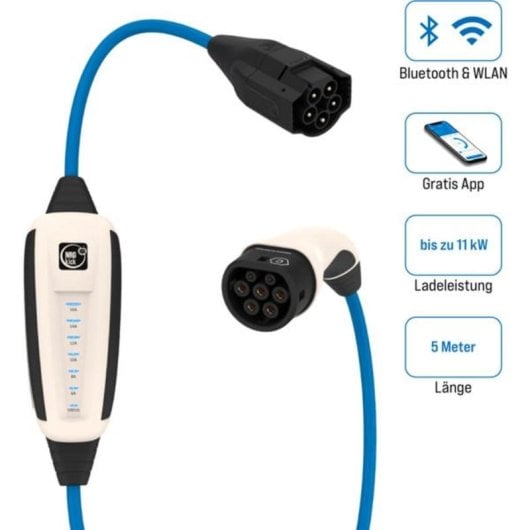 Borne de recharge mobile NRGkick Pure 11kW 16A 3 phases 5m