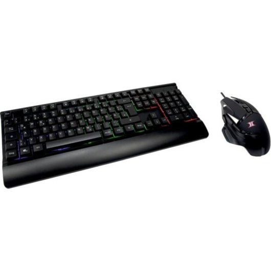 Tastiera Inter-Tech KC-3000 gaming completa con mouse ergonomico tedesco