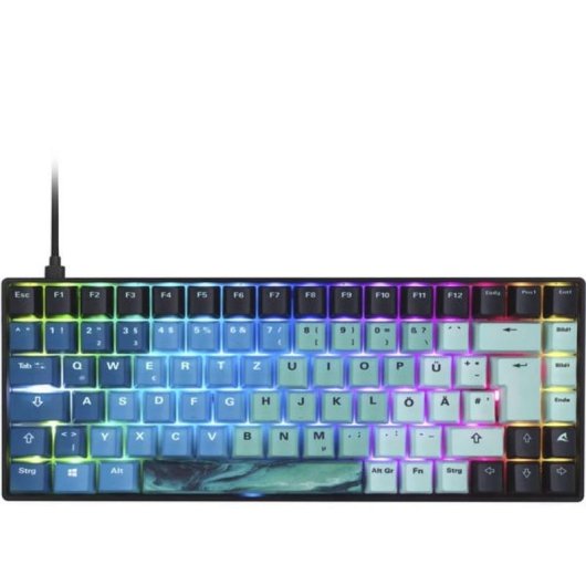 Teclado Sharkoon Skiller SGK50 S3 Ultimate Rev2 mecánico compacto 75 % RGB
