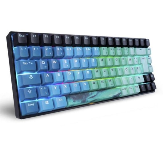 Teclado Sharkoon Skiller SGK50 S3 Ultimate Rev2 mecánico compacto 75 % RGB