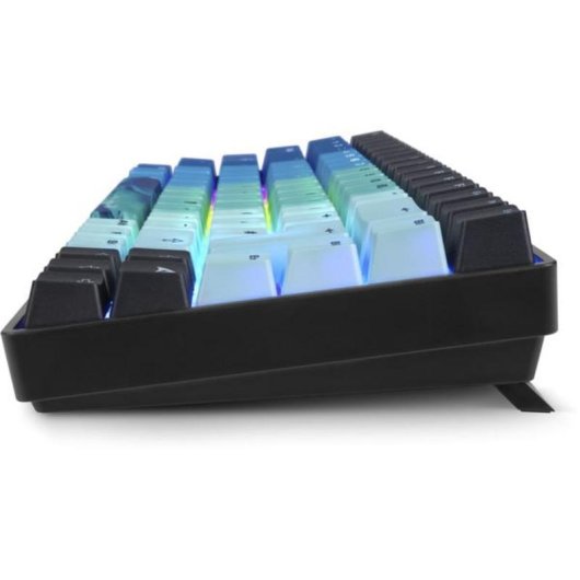 Teclado Sharkoon Skiller SGK50 S3 Ultimate Rev2 mecánico compacto 75 % RGB