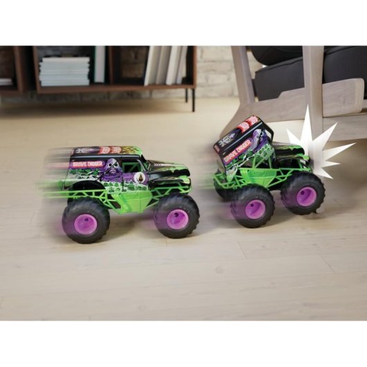 Camion Radiocomandato Monster Jam Grave Digger 1:15 Smash & Bash