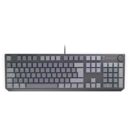 Teclado Endorfy Thock V2 mecánico con switches ENDORFY Red y RGB gris