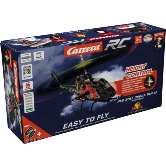 Helicóptero RC Carrera Red Bull Cobra TAH-1F 2.4 GHz 3 Canales
