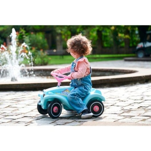BIG Bobby Car Classic Unicornio Vehículo Infantil Rosa Turquesa 4 Ruedas 50 kg