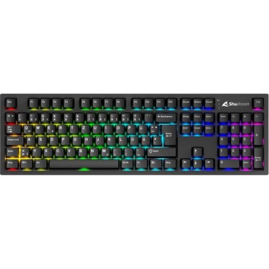 Tastatur Sharkoon OfficePal KB70W lineares mechanisches RGB kabellos