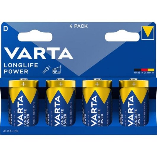 Pile rechargeable Varta 4920 LR20 1,5V 4 unités