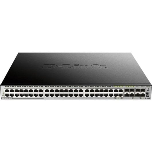 Interruptor de red D-Link DGS-3630 48 puertos Gigabit PoE+ 370W capa 3 apilable
