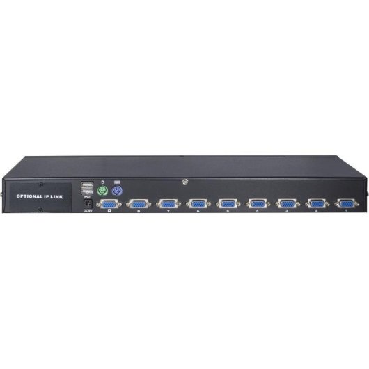Interruptor KVM Inter-Tech AS-9108DU Full HD Montaje en rack