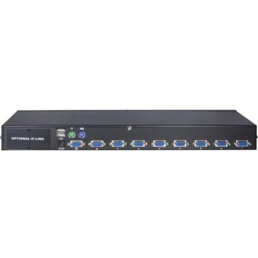 Interruptor KVM Inter-Tech AS-9108DU Full HD Montaje en rack