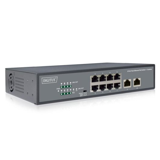 PoE Switch Digitus DN-95323-1 8 Fast Ethernet Ports