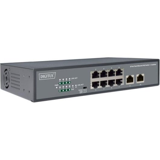 PoE Switch Digitus DN-95323-1 8 Fast Ethernet Ports