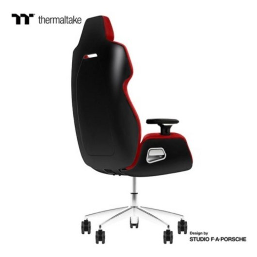 Chaise Gaming Thermaltake ARGENT E700 Cuir Aluminium Rouge