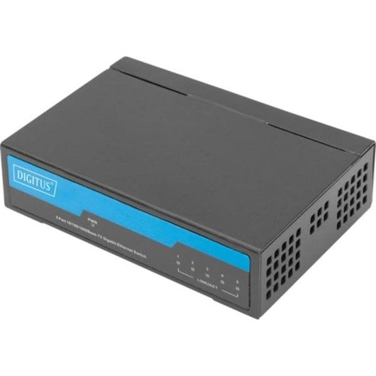 Switch Gigabit Digitus DN-80202 5 porte scheda metallica
