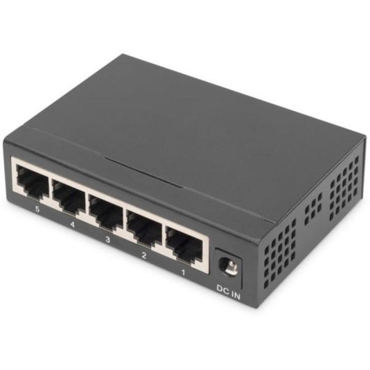 Switch Gigabit Digitus DN-80202 5 porte scheda metallica