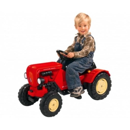 Correpasillos con forma de tractor BIG Porsche Diesel Junior negro/rojo 3-6 años
