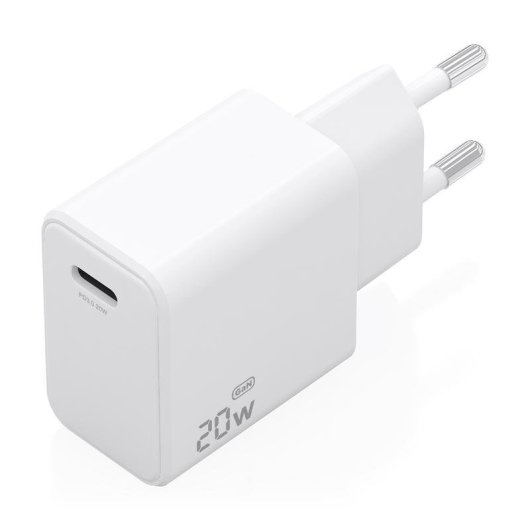 Cargador Aisens GaN USB-C 20W PD3.0 Blanco