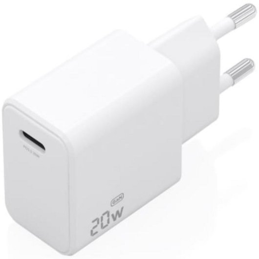 Cargador Aisens GaN USB-C 20W PD3.0 Blanco