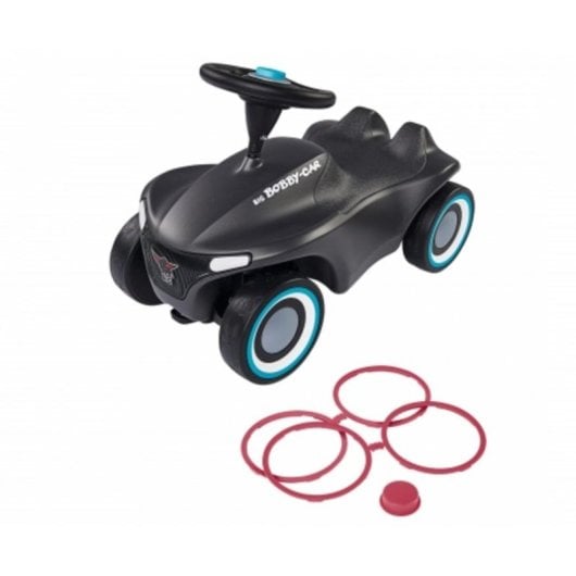 BIG Andas Infantil Forma de Carro 4 Rodas Preto