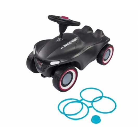 BIG Andas Infantil Forma de Carro 4 Rodas Preto