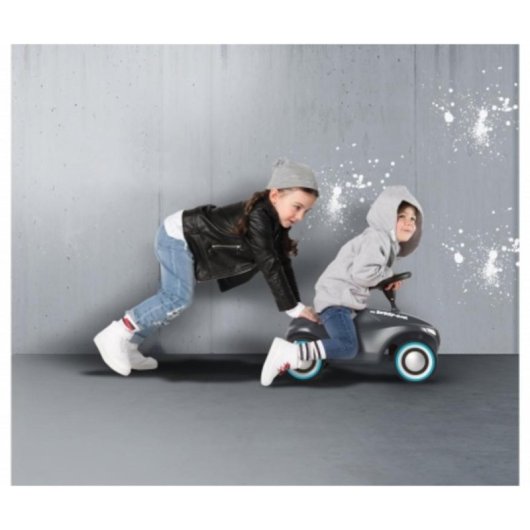 BIG Andas Infantil Forma de Carro 4 Rodas Preto