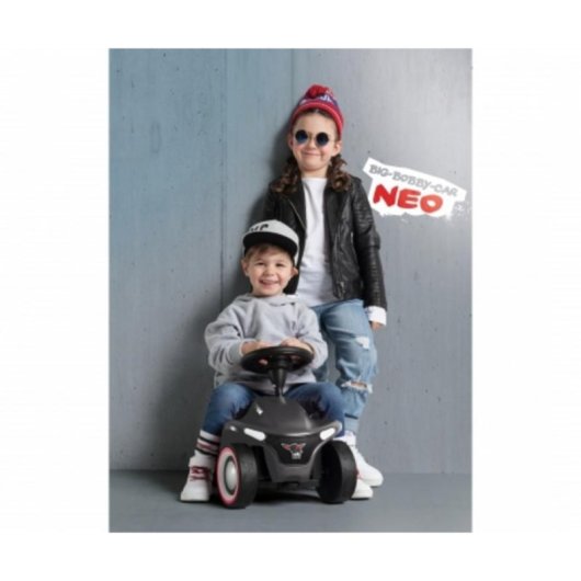 BIG Andas Infantil Forma de Carro 4 Rodas Preto