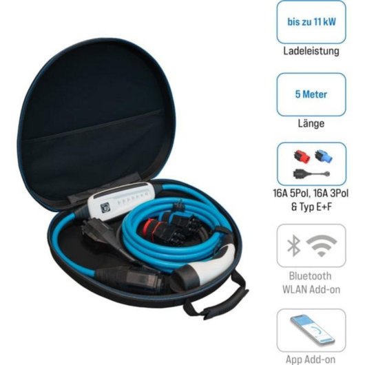 Borne de recharge mobile NRGkick 16A light 5m Pure 11 kW