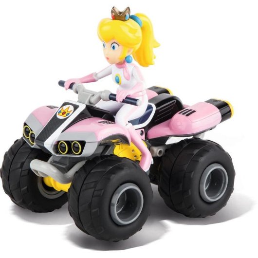 Quad Carrera Mario Kart Peach Radio Control 9 km/h Escala 1:20