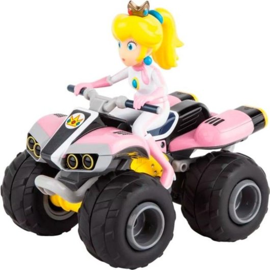 Quad Carrera Mario Kart Peach Radio Control 9 km/h Escala 1:20