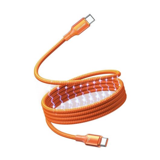 Cable magnético USB-C Vention TSAOF 5A 240W 1m Naranja