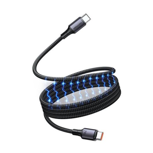 Cable magnético USB-C Vention TSAOF 5A 240W 1m Naranja