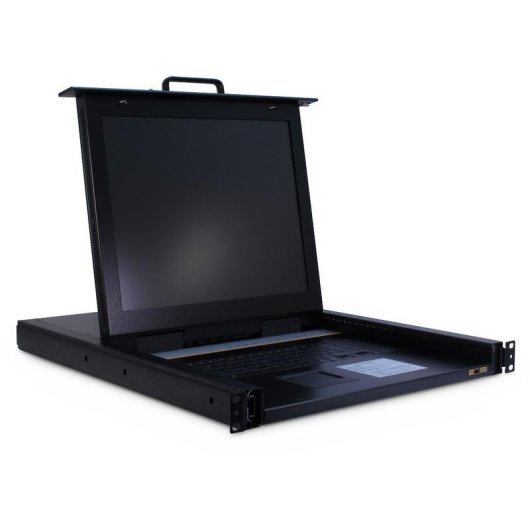 Console de rack KVM Inter-Tech KVM-1708 17" 1280x1024 8 postes USB PS/2