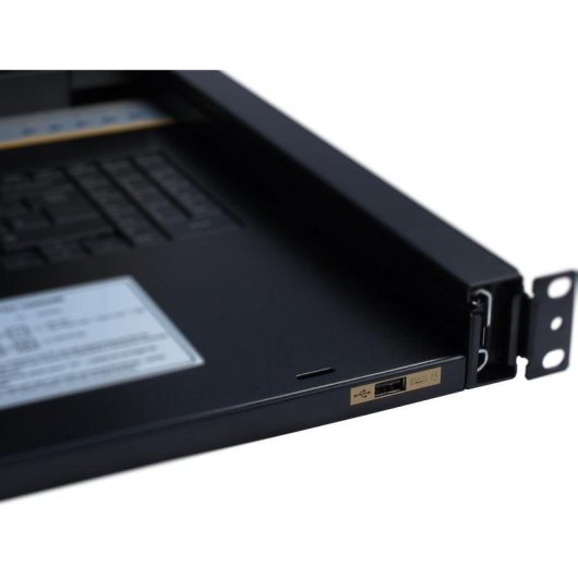 Console de rack KVM Inter-Tech KVM-1708 17" 1280x1024 8 postes USB PS/2