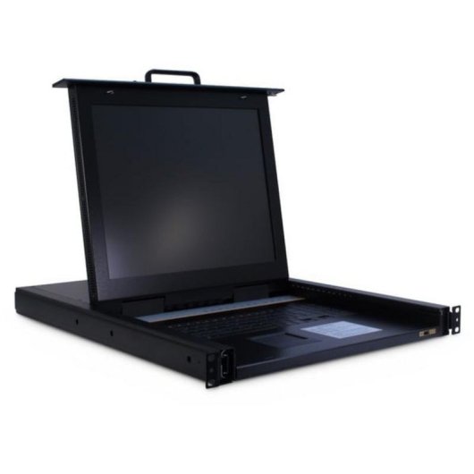 Console de rack KVM Inter-Tech KVM-1708 17" 1280x1024 8 postes USB PS/2